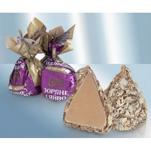 Трюфель "Звездный блеск" шоколадные, со вкусом капучино, 300гр